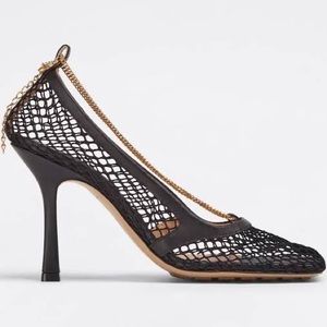 Bottega Veneta Stretch Mesh Sandals Size 39
